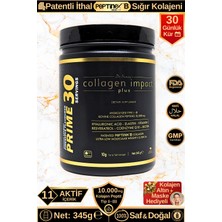 Dr. Sammy's Kolajen 10.000 Mg Tip 1-3 %100 Saf Patentli Hidrolize Sığır Kolajeni, 150MG Hyaluronik Asit, 500 Mg Vitamin C, 200 Mg Glutatyon, 25MG Resveratrol, 100 Mg Elastin, Prime 30 Diyet Takviyesi