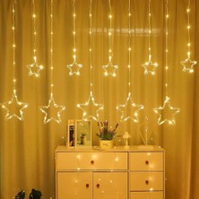 Eco Lounge Yıldız Perde LED 10 Saçaklı