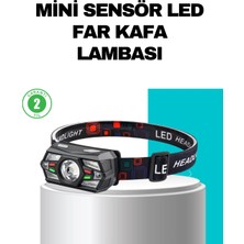 Eco Lounge Hareket Sensörlü Şarjlı LED Far Suya Dayanıklı Çok Modlu