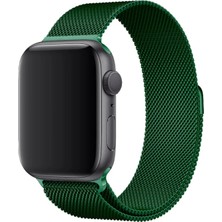 Psgt Apple Watch Uyumlu ( 38/40/41MM) ve SERI10 ve 11(42MM) Paslanmaz Hasır Örgü Metal Milano