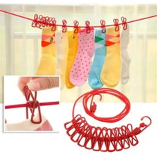 İlk El Grup Ieg™ Taşınabilir Pratik Mandallı Çamaşır Ipi