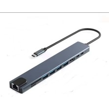 Pmr Usb-C Hub 10IN1 -Hdmı RJ45 Ethernet 100W Pd USB 3.0 Sd/tf
