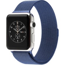 Psgt Apple Watch Uyumlu ( 38/40/41MM) ve SERI10 ve 11(42MM) Paslanmaz Hasır Örgü Metal Milano