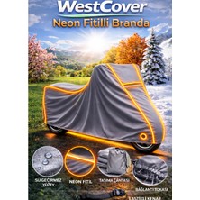 WestCover  Mondial 100 Sfc Uyumlu (Neon Fitilli-Trncu) Su Geçirmez Motorsiklet Brandası