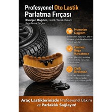 Svein #otofırça Profesyonel Detay Homojen Dağıtım Çizik Bırakmaz Araç Oto Lastik Yanı Parlatma Fırçası