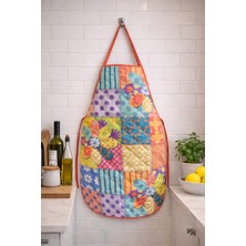 Limon Soft Kapitoneli Sıvı Geçirmez Leke Tutmaz Mutfak Önlüğü Dijital Baskılı Önlük Hybrid Design