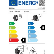 Lassa 205/75R16C 113/111Q 10PR Multiways-C Hafif Ticari 4 Mevsim Lastiği (Üretim YILI:2025)