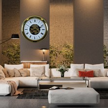 Zentime Royal Legacy Gold 60 cm Çarklı Duvar Saati