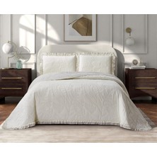 Venedik Çift Kişilik Yatak Örtüsü - Krem