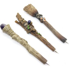 K-Yonlineticaret Polyester Tükenmez Kalem Ağaç Temalı