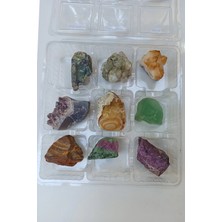 Pozitif Doğal Taş Doğal Taş Koleksiyonu, 9 Parça Bölmeli Kutuda Dtk-9