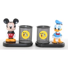 K-Yonlineticaret Polyester Mickey Mouse ve Duffy Duck Kalemlik