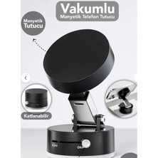 Cocoloco Home Mıknatıslı Katlanabilir Telefon Tutucu Torpido ve Cam Uyumlu