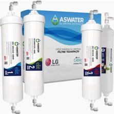As Water Ihlas Aura Cebilon -Plus-Silver-Platinum -Uyumlu  4 Aşamalı Elite Filtre Seti