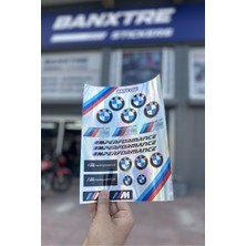 Banxtre Motor ve Kask Için Sponsorlu Markalar Hologramlı A4 Sticker Pack Seri -6