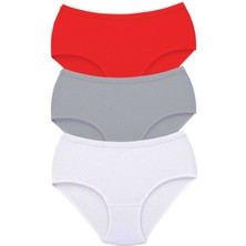 İlk El Grup Ieg™ 3 Adet Tutku Kadın Yüksek Bel Bato Kalın Lastik Külot S9