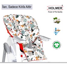 Holmer Leke Tutmaz Organik Mama Sandalyesi Minderi & Kılıfı Max-M