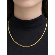 14 Ayar Altın Balık Sırtı Modeli Kolye