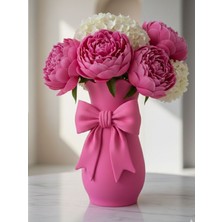 Mcy Dekor Kurdeleli Dekoratif Vazo