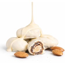Beyaz Çikolata Kaplı Bademli Hurma 500 gr