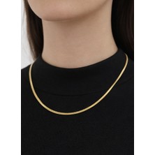 14 Ayar Altın Balık Sırtı Modeli Kolye