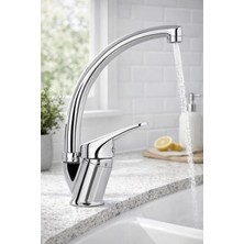 Sardıcı Mutfak Eviye Bataryası Çift Su Girişli 26 cm Su Akış Yüksekliği