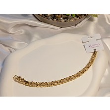 Euro Aksesuar Örgü Detaylı Xuping Jewelry Vip Bileklik 17-19 cm