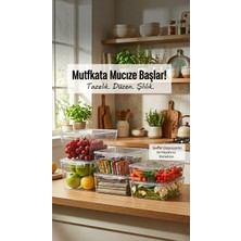 Cook&Kitchen Buzdolabı-Dolap Içi Düzenleyici 6'lı 3x2