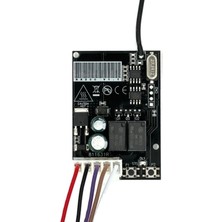 Gümrük Bey RX200 2 Kanal 24V Evrensel Kapı Motoru Alıcı & Verici – Siyah Salıncak Kapı Kontrol Ünitesi | Akıllı Ev Uyumlu