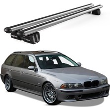 Today Auto Pençe Bmw 5 Series Touring (E39)(1997-2000) Uyumlu Gri Ara Atkı Port Bagaj Tavan Barı