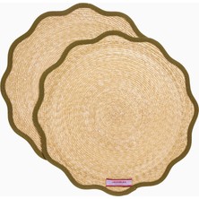 La Doublej Cloud Italyan Tasarımı El Yapımı 2’li Hasır Supla Seti