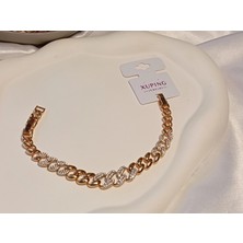 Rose Renk Xuping Jewelry Bileklik 17-19 cm