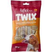 Reflex Plus Twix Chewing Sticks Tavuklu ve Biftekli Çiğneme Çubukları 80GR