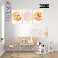 Akıllı Kağıt Statik Tutunma Özellikli Tablo - Poster Çocuk Odası (Model-29)