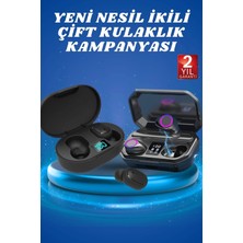 Eco Lounge Çift Kulaklık Kampanyası Dokunmatik Kontrol Kulak Içi Yüksek Ses Kaliteli Mikrofonlu