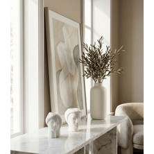 Atelıer Duo Büst – Heykelsi Dekoratif Obje Seti, Minimal Figür Tasarım