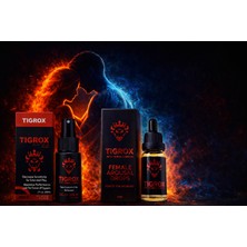 Tigrox Ikili Set, 45ML Erkeklere Özel Uzun Deneyim Spreyi + Kadın Libido Yükseltici Damla
