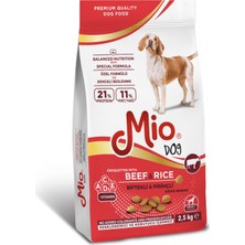 Mio 2,5 kg  -  Biftekli ve Pirinçli  Yetişkin Köpek Maması