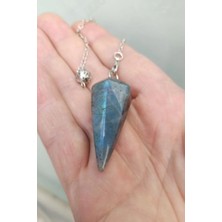 Pozitif Doğal Taş Labradorit Pandül Sarkaç 208-4