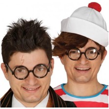 Eco Lounge Siyah Çerçeveli Numarasız Camlı Öğrenci Şaka Gözlüğü 1 Adet