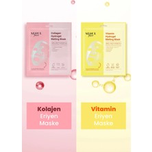 Seoul Dermal Vitamin ve Kolajen Özlü Hydrojel Şeffaflaşan Eriyen Maske 34 gr 2 Adet