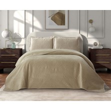 Munih Tek Kişilik Yatak Örtüsü - Bej