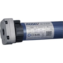 Mosel Sel 70 - M120 Nm Redüktörlü Tüp Kepenk Motoru (Ø70 Lık Boru Uyumlu)