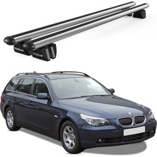 Today Auto Pençe Bmw 5 Series E61 TOURING(2004-2010) Uyumlu Gri Ara Atkı Port Bagaj Tavan Barı