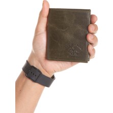 Newish Erkek Hakiki Deri Cüzdan ve Kartlık – NEW396