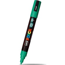 Uni-Ball Posca Pc-5m Su Bazlı Marker Kalem Yeşil 1 Adet