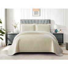 Istanbul Çift Kişilik Yatak Örtüsü - Krem