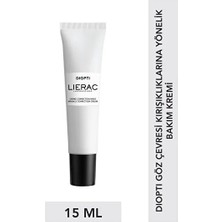 Lierac Dıoptı Rıdes Wrinkle Correction Cream - Kırışıklık ve Çizgi Karşıtı Göz Kremi 15 ml