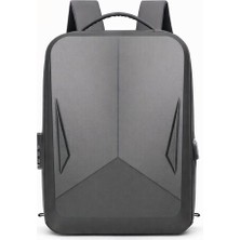 Begush Çanta Şifreli Sert Kasa Laptop Sırt Çantası – Geniş Hacimli, Darbelere Dayanıklı, USB Girişli