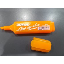 Snowman Fosforlu Kalem Turuncu Doldurulabilir LP-10T